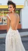 Berta Primavera 2019 Sereia Vestidos de Noiva com Overskes Spaghetti Lace Backles Vestidos de Noiva Vestido de Novia Praia Plus Size Wedding Dress