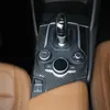 2017-18 per Alfa Romeo Giulia Stelvio Accessori Auto Central Gear Panel Cover Shift Decoration Adesivo in fibra di carbonio Autoadesivo