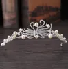 Nuovo copricapo da sposa Pearl Princess Crown briglia da sposa corona accessori da sposa