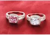 Изысканные ювелирные изделия, настоящее кольцо из стерлингового серебра 925 пробы для женщин, обручальное обручальное кольцо, ювелирные изделия N60237q