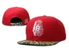 New Snapback Caps Últimas Reis Chapéu Chapéu Boné Leopardo Snapbacks Chapéu Ajustável Hip-Hop Basebol Cap Black Vermelho Azul