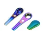 smoke Oil Burner Pipe Metal Spoon Pipes Smoking Water Pipes Portable Tobacco Cigarette Zinc Alloy Hand Dry Herbs Bong