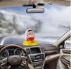 Adorno de coche ABS estilo muñeca Matryoshka, decoración Solar con asentimiento, juguetes para niños, bonitos accesorios de decoración Interior de automóviles, regalos