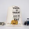 Halloween Bags Feestartikelen Canvas Candy Tassen 9 Stijlen Trekkoord Gift Bag Canvas Santa Sack Stuff Sacks Tote Tassen voor Halloween-feest