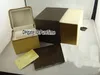 Hight Quality New Brown Watch Box 전체 남성 여성 Watch Original Watches Box 인증서 카드 선물 종이 가방 Lubox Puretime287b