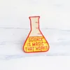 Miss Zoe Science is magic that works Enamel Pins Badge Measuring cup brooch Lapel pin Creative Jewelry Gifts Brooches for kids Women Men