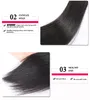 8A Mink Hair Extensions WEFTS Onverwerkte Braziliaanse Menselijk Haar Zijdeachtig Straight Haar Weave Bundels 8-30 BINK NATUURLIJKE KLEUR VOOR DAMES