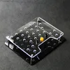 Acrylic display clear stand shelf holder base vape rack box show case for e cig 31pcs 510 810 thread drip tips tfv8 big baby tank