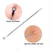 4 stks / set Roestvrij Acne Blackhead Removal Naalden Pimple Spot Comedone Extractor Black Head Beauty Pore Face Skin Care Tools