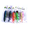 Hengjia 8pcs 8 colori esche da pesca snodate 10.5CM 14G esca dura Isca attrezzatura da pesca artificiale Pesca Minnow Wobblers