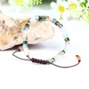 Ailatu Bling Cheap Bracelet Wholesale Bohemia Style Colorful Crystal Square Beads Braiding Friendship Bracelets Fashion Jewelry