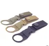 molle attach webbing backpack Hanger Hook Quickdraw Carabiner Water Bottle camp hike outdoor Buckle Holder tool clip hang clasp
