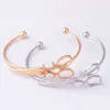 Steampunk Shears Hasheret Hairdresser Bangle Hair Stylist初期調整可能なジュエリー4812625