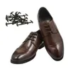 gootrades 12st / set 3 storlekar män kvinnor läder skor lat Nej Tie Shoelaces Elastic Silicone Shoe Lace Lämplig gratis frakt