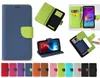 Universal Wallet Cases 3,5 bis 6,9 Zoll PU Flip Ledertasche Kreditkartensteckplatz TPU Abdeckung für iPhone Samsung OPPO OnePlus XiaoMi