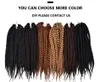 12 18 22 inch Extension Box Braids Crochet Braid 12 Strands Synthetic Burgundy Crochet Hair 1 packlot4968260