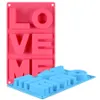 Chocoladevormen Voedsel Grade Siliconen Valentijnsdag Gift Love Me Letter DIY Cake Jelly Pudding Mallen Bakken Tools