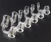 4mm Tjock XL Flat Top Quartz Banger Domeless Quarts Nail 10mm 14mm 18mm Hane Hona Banger Nail för glasvattenrör