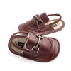 Recém-nascidos First Walkers Baby mocassins Summer Boys Sandals Sandálias Infantis Sapatos Infantis de 0 a 18 meses Baby Sandals