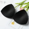 1Pair / LOT NYHET 2021Women Intimates BH Accessoarer Triangel Svamp Baddräkt Pad Breast Chest Enhancers Foam Bra Tryck upp insatser