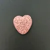 Multi-colored 20mm Heart Shape Natural Lava Rock Stone Beads DIY Essential Oil Diffuser Pendants Jewelry Necklace Earrings Making