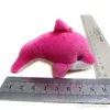 Lovely Mixed Color Mini Cute Dolphin Charms Kids Plush Toys Home Party Pendant Gift Decorations 3020062