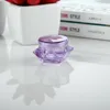 5G Plastic Cosmetic Container Diamond Cream Jar Makeup Exempel Burkar med WSCREW CAP -plastförpackningsflaskan100st/parti