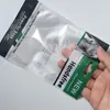 1500pcs / parti 10.5 * 15cm Zipper Plastic Retail Bag Paket Hang Hole Förpackning Headset Kabel Opp Packing Bag för stereohörlurar