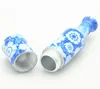 Blue and white porcelain trumpet snuff device length 60MM pipe nose snuff bottle