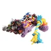 Evcil hayvan köpek pamuk çiğneme düğüm oyuncakları renkli dayanıklı örgülü kemik ipi 18cm komik köpekler kedi oyuncak b31646241