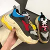 Erkekler Paris Ayakkabı 17FW Triple S Sneakers Katman Kombinasyonu Moda Üçlü S Casual Retro Günü Spor Ayakkabı Kadın Koşu Ayakkabıları