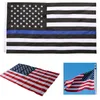 90*150 cm flaga amerykańska niebieska linia Stripe Police Flags Red Striped USA flaga z flagami Star Banner WX9-219