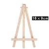 Mini Display Miniature Easel جدول زفاف رقم مكان بطاقة الاسم Stand 16 9cm 24pcs حفل زفاف خدمة Decoration2276