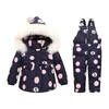 Winter Baby Mädchen Kleidung Sets Warme Kinder Daunenjacken Kinder Schneeanzug Baby Skianzug Mädchen Daunenjacken Oberbekleidung Mantel + Hosen