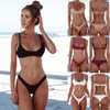 X Spor New Sexy Bikinis Kobiety Swimsuit 2017 Summer Beach Wear Push Up Swimwear Kobiet Bikini Set Halter Top Garnitury kąpielowe Swim