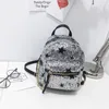 2018 Mother And Daughter Matching Bags Cute Zipper Full Sequins Backpack Korean Fashion Travel Shoulders Bag Free Size For Girls 4Colors