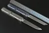 Special Offer High End EDC Pocket Folding Knife D2 Satin Tanto Blade TC4 Titanium Alloy Handle Ball Bearing Tactical Folding Knives