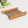 Dark Wood Soap Dish Bathroom Wooden Soap Tray Holder Plate Box Container Storage Soap Rack Wholesale