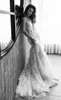 Luxe veer 2019 riki dalal trouwjurk zeemeermin bruidsjurken sexy spghetti v nek backless kant geappliceerd vestidos de novia