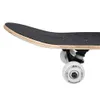 PUENTE Skateboard Double Kick Deck à quatre roues avec gadget en forme de T