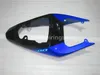 Gratis Custom Fairing Kit för Suzuki GSXR600 GSXR750 2004 2005 Blue Black GSXR 600 750 K4 K5 Fairings CC34