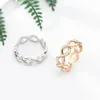 CHIELOYS Classic Plait Adjustable Midi Finger Rings For WomenMen Lover Gift Open Ring Pandora Jewery R0485261269