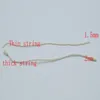 980 sztuk / partia Dobra jakość Bawełna Hang Tag String Snap Lock Pin Loop Łączniki do hurtowej