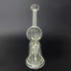 Unique Glass Bong Hookahs Clear Water Pipe Recycler Dab Rig Comb y Inline Perc Percolator Oil Rigs 14mm Joint Bongs With Bowl