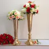 Nowe produkty Producent Dekoracyjny Tanie Wysokie Duża Wazon Żelazny do układania kwiatów ślubnych