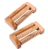 New high quality Stress Relief Wooden Foot Roller Relieve Plantar Fasciitis Acupressure/ Reflexology Tool Relieve Blood Circulation Care KD1