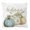 Potiron imprimé taie d'oreiller Halloween décoration de Noël mélange de coton housse de coussin canapé maison décor de voiture sans noyau 9 styles HH7-1698