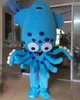 2018 Hot Sale Eva Material Blå Fisk Mascot Kostymer Tecknade Apparel Födelsedagsfest Masquerade