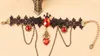 Gratis nieuwe verkopen zwarte kant armband vrouwelijke vampier bat oude hand string halloween dag met kleine sieraden mode klassieke delicate elegantie