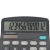 Calculator Solar Battery Light Powered Calculator 12 Digits Office Home Portable Calculator Office worker School Supplies c667